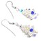 Snowy Austrian Crystal Christmas Tree Earrings Sterling Silver product 1